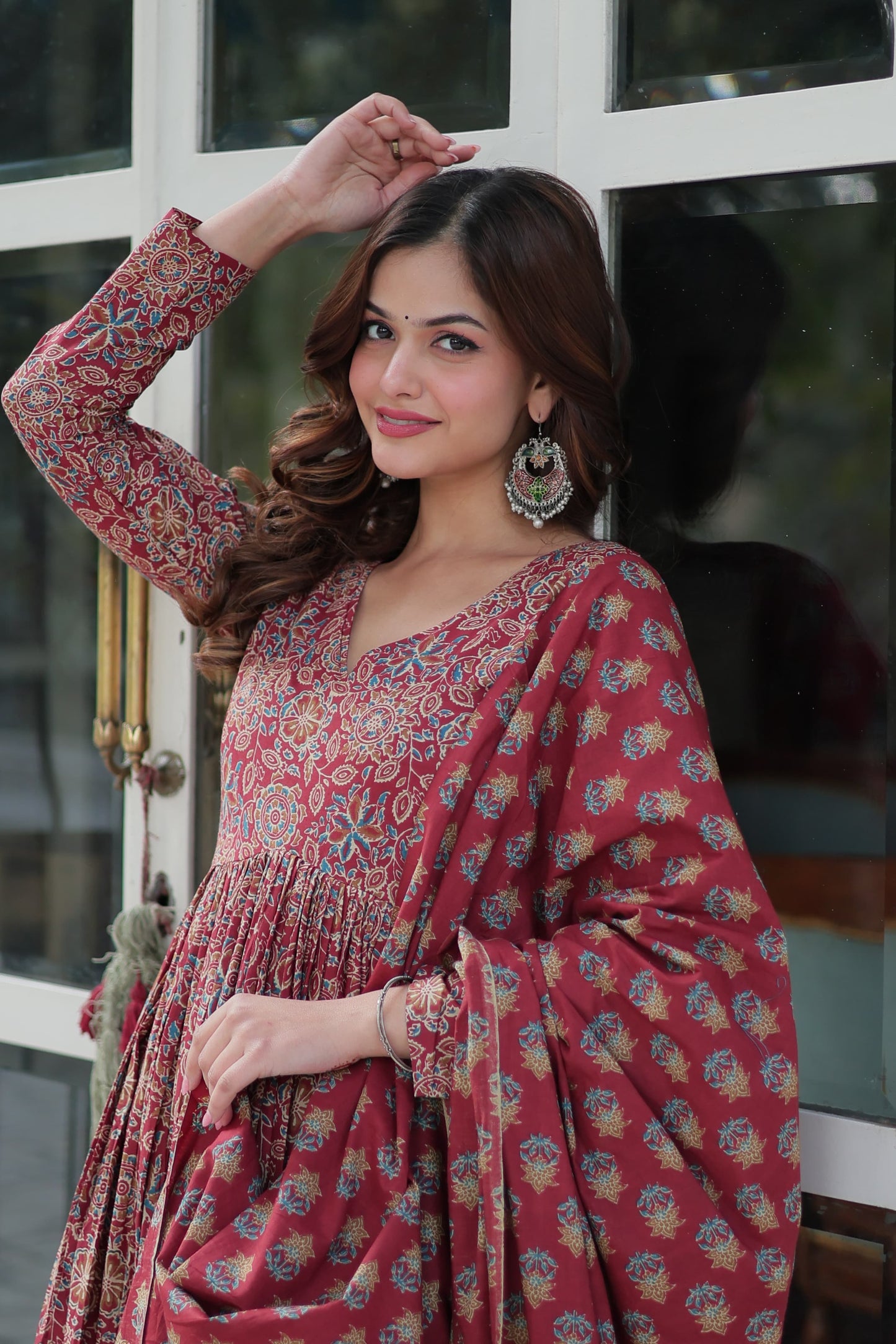 Cotton Grace – Premium Kurti Pant Dupatta Set