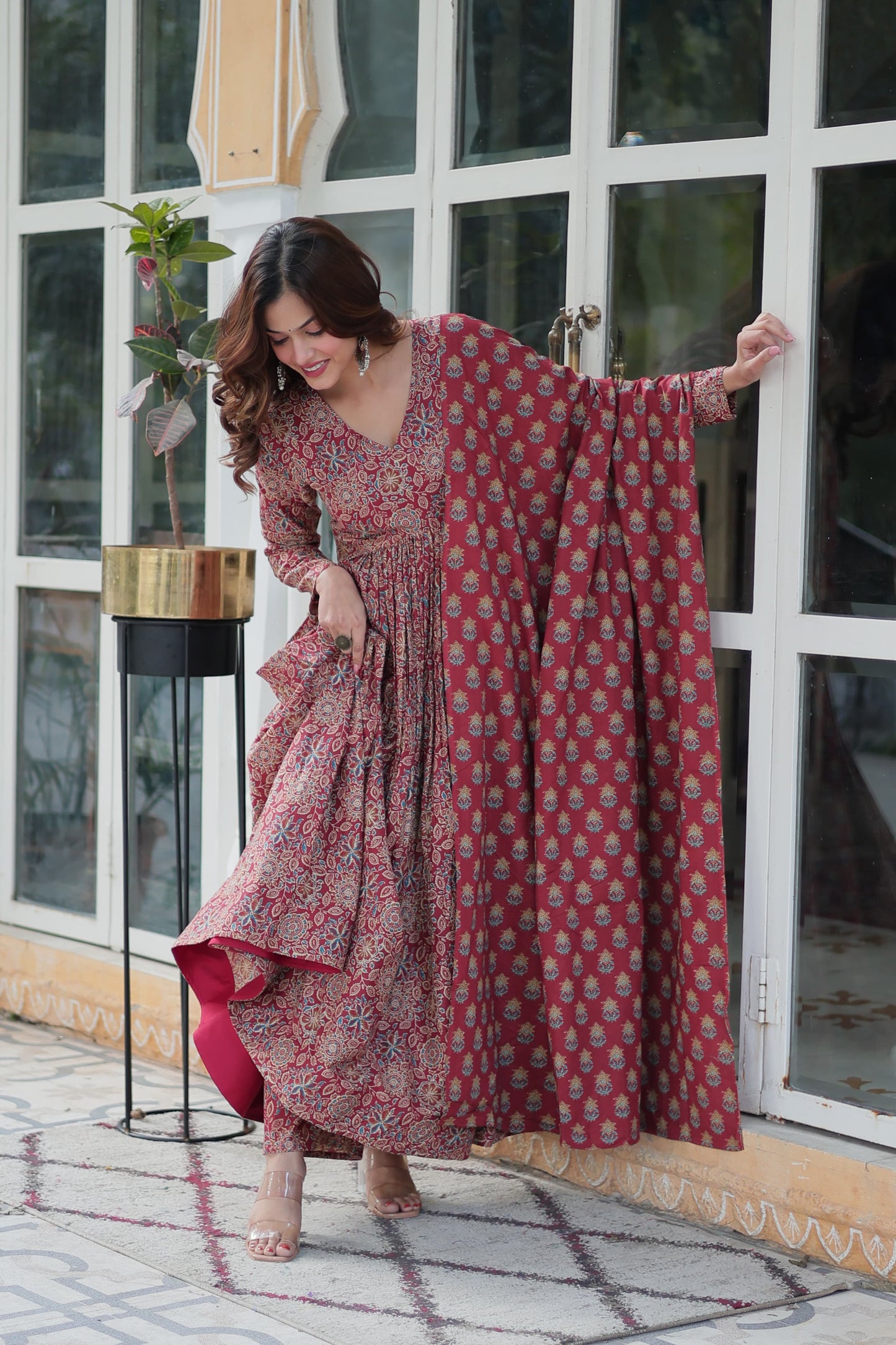 Cotton Grace – Premium Kurti Pant Dupatta Set