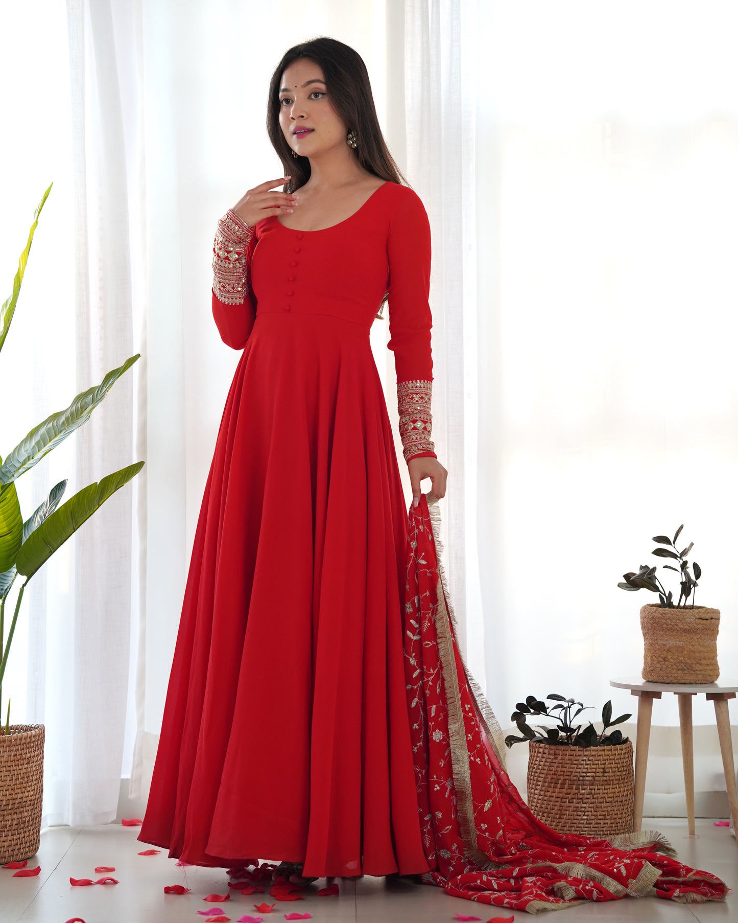Karvachauth Special 3pc Anarkali