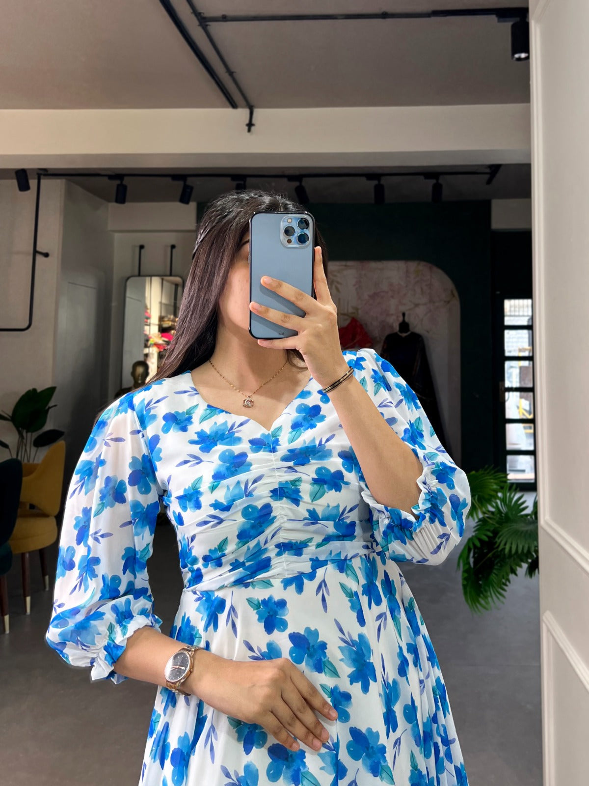 NEW FORAL PRINT FROCK