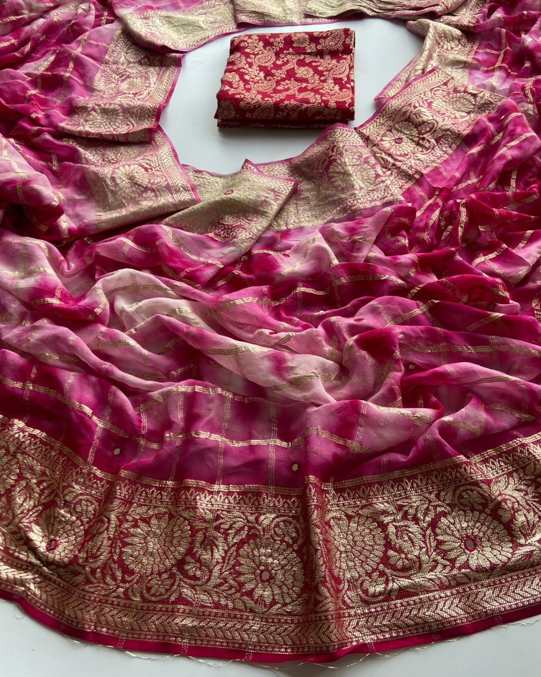 Soft Viscose With Zari Work Saree