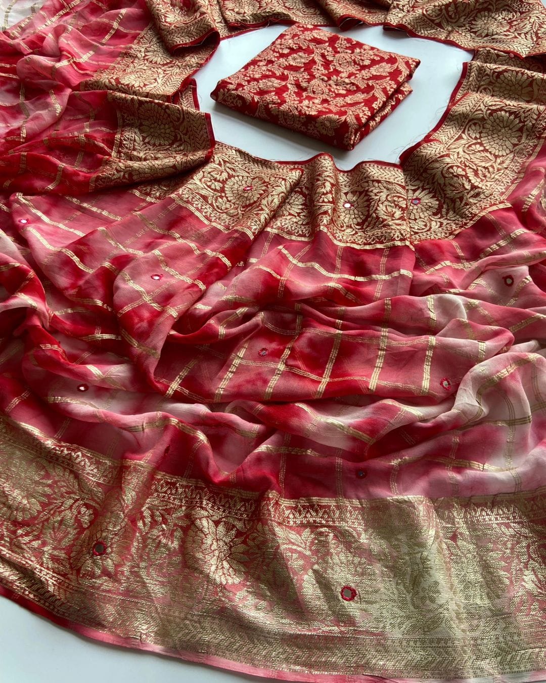 Soft Viscose With Zari Work Saree