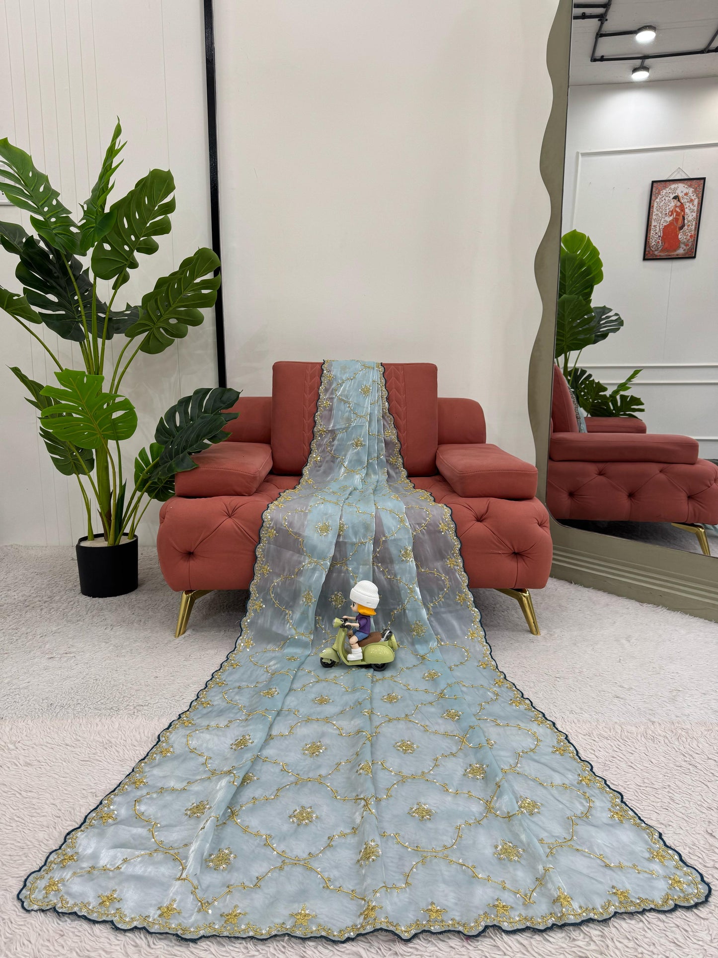 Sky Heavy Zimmy Chu Saree