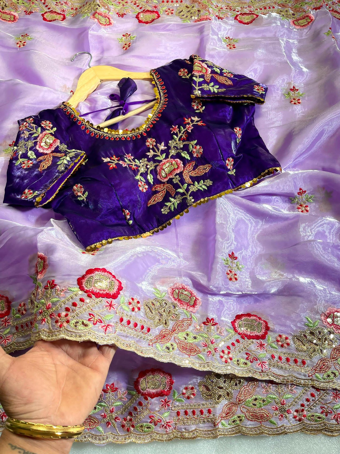 Pure Soft Zimmy Choo Silk With Cutwork Saree