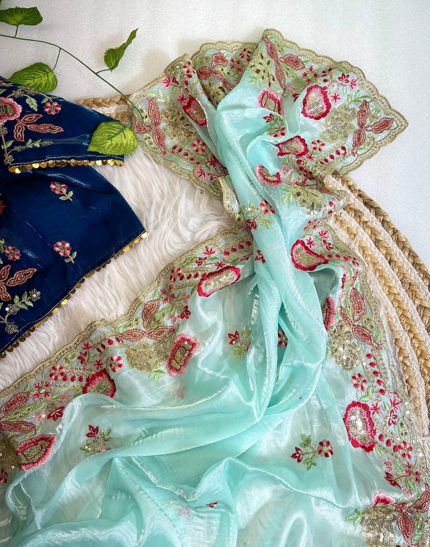 Pure Soft Zimmy Choo Silk With Cutwork Saree