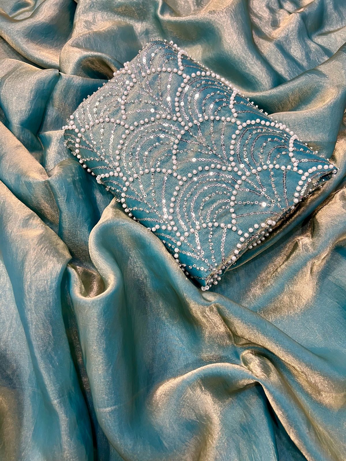 Space Soft Silk Saree