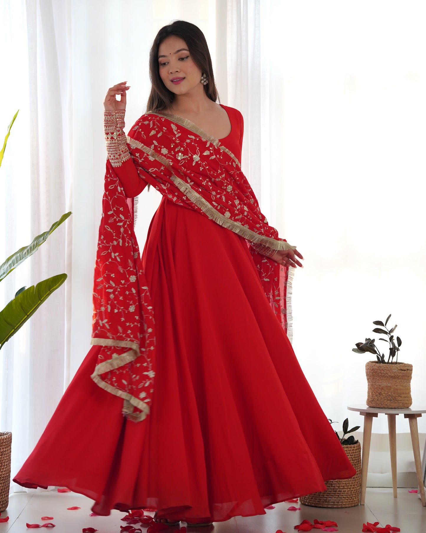 Karvachauth Special 3pc Anarkali