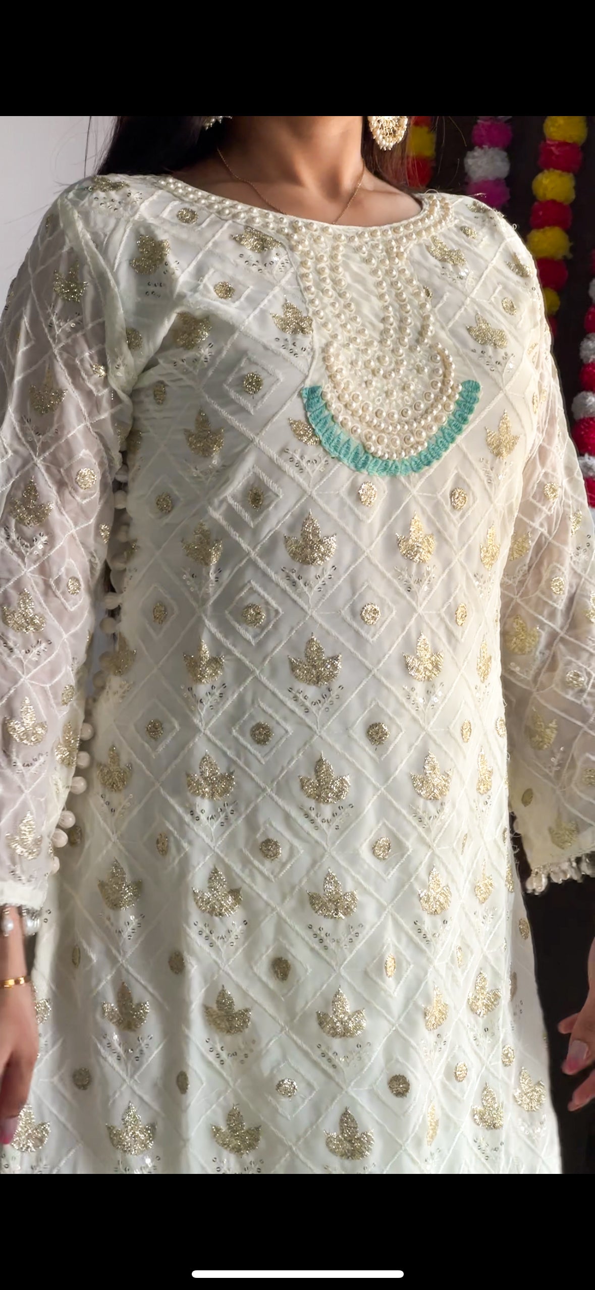 NALEVI EID SPECIAL WHITE DRESS