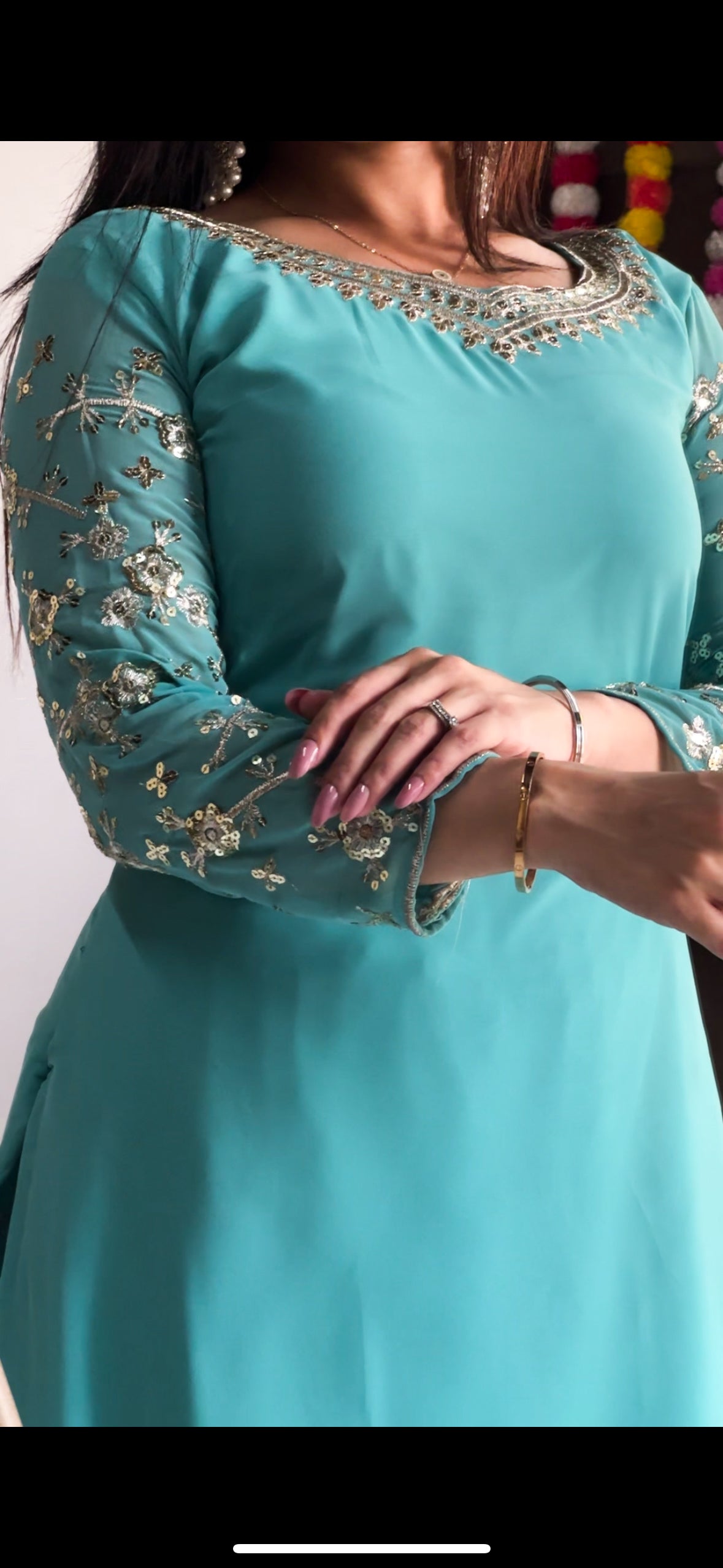 EID SPECIAL GEORGETTE PLAZO DRESS