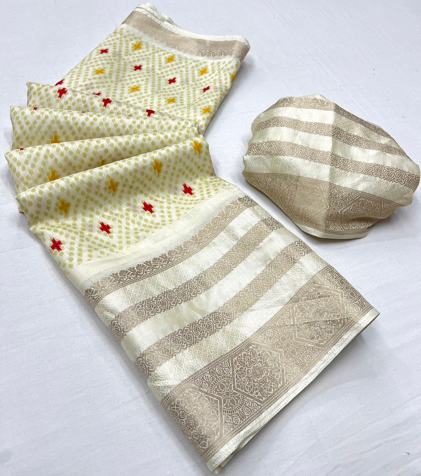 BLACK COLOR MULTIPLE JACQUARD WEAVING BORDER  SOFT DOLA SILK  SAREES