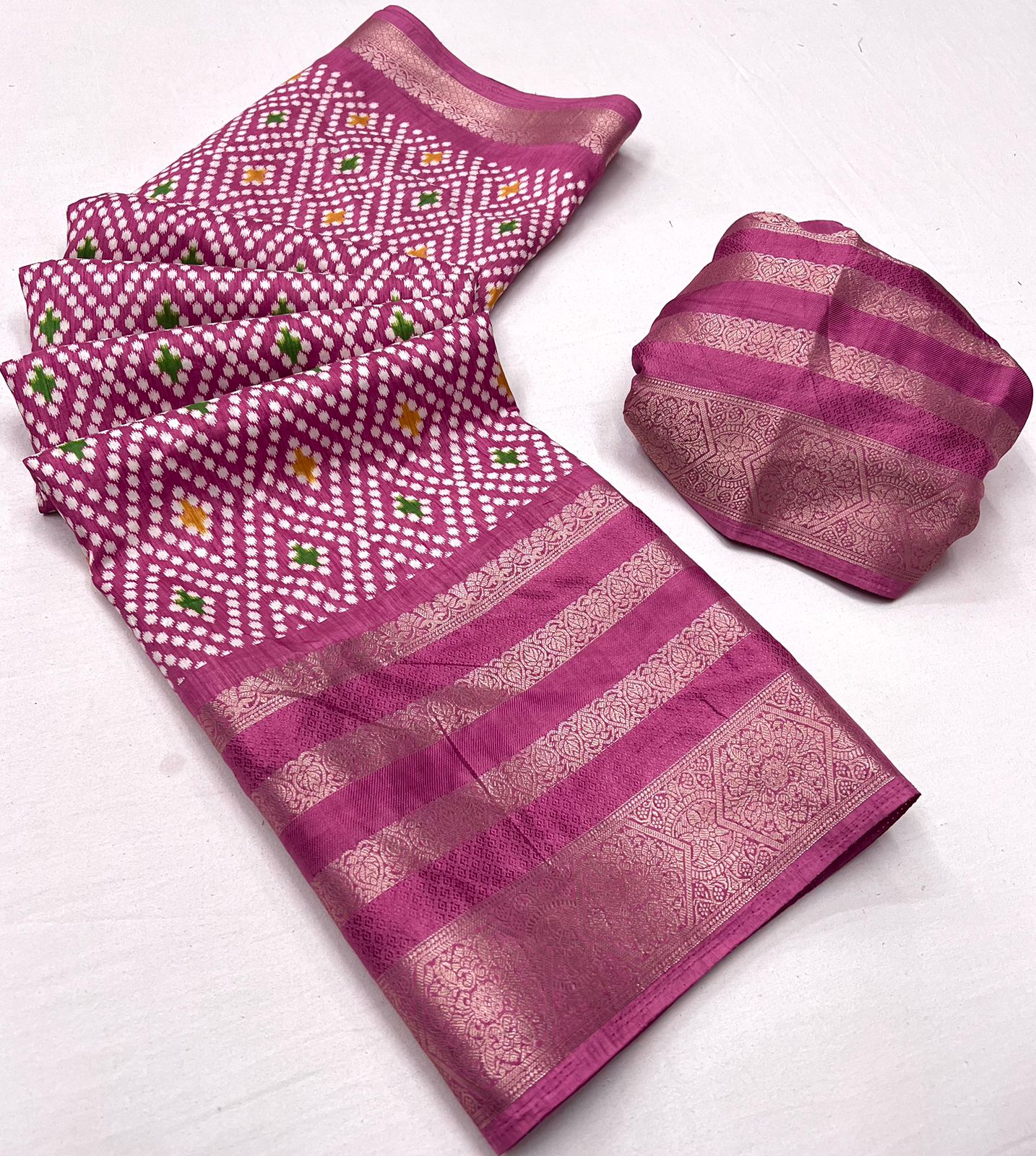 BLACK COLOR MULTIPLE JACQUARD WEAVING BORDER  SOFT DOLA SILK  SAREES