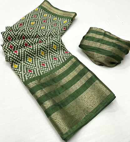 BLACK COLOR MULTIPLE JACQUARD WEAVING BORDER  SOFT DOLA SILK  SAREES