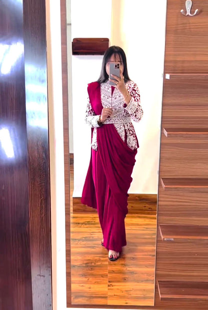 TRENDING FULL KOTI SAREE