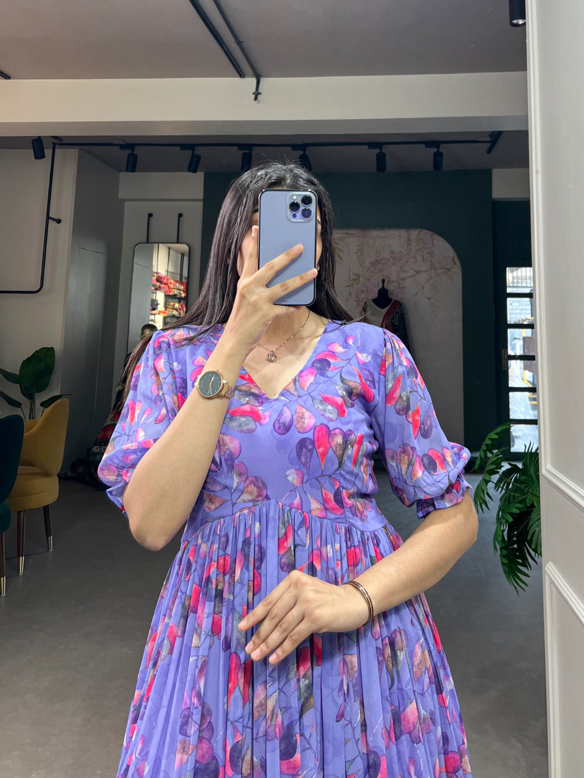 NEW FORAL PRINT FROCK