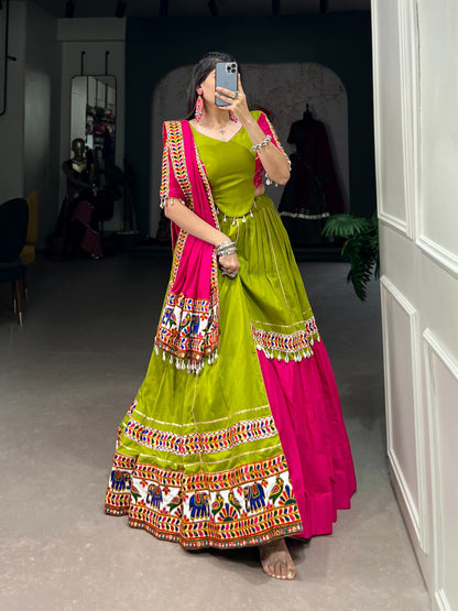 KODI LACE TOUCH UP LEHENGA