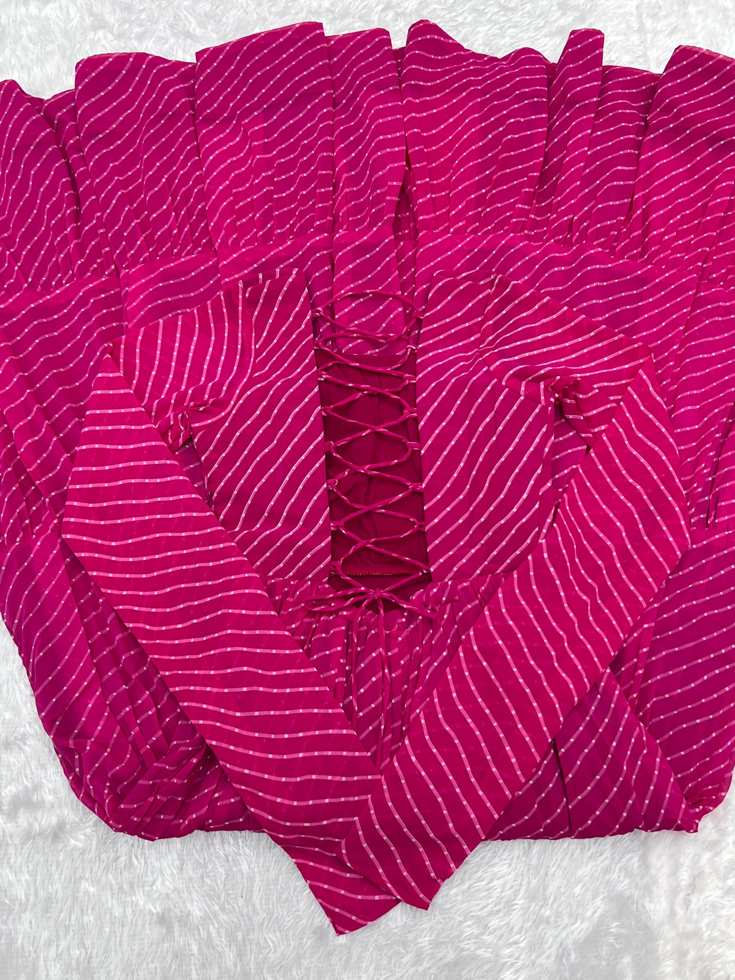 LEHERIYA PINK ANARKALI