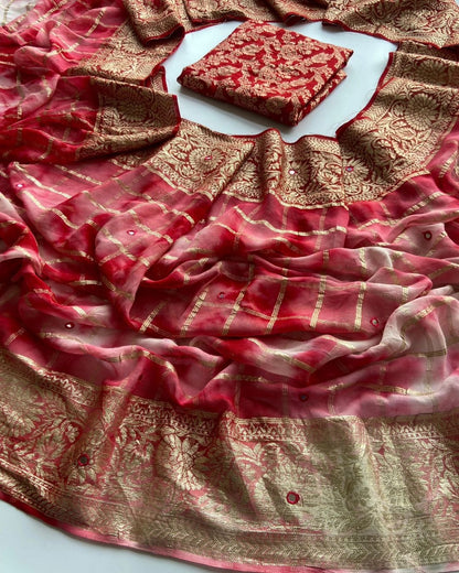 Soft Viscose With Zari Work Saree