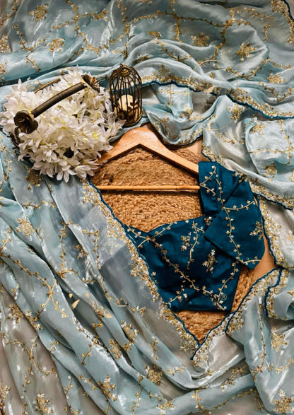 Sky Heavy Zimmy Chu Saree