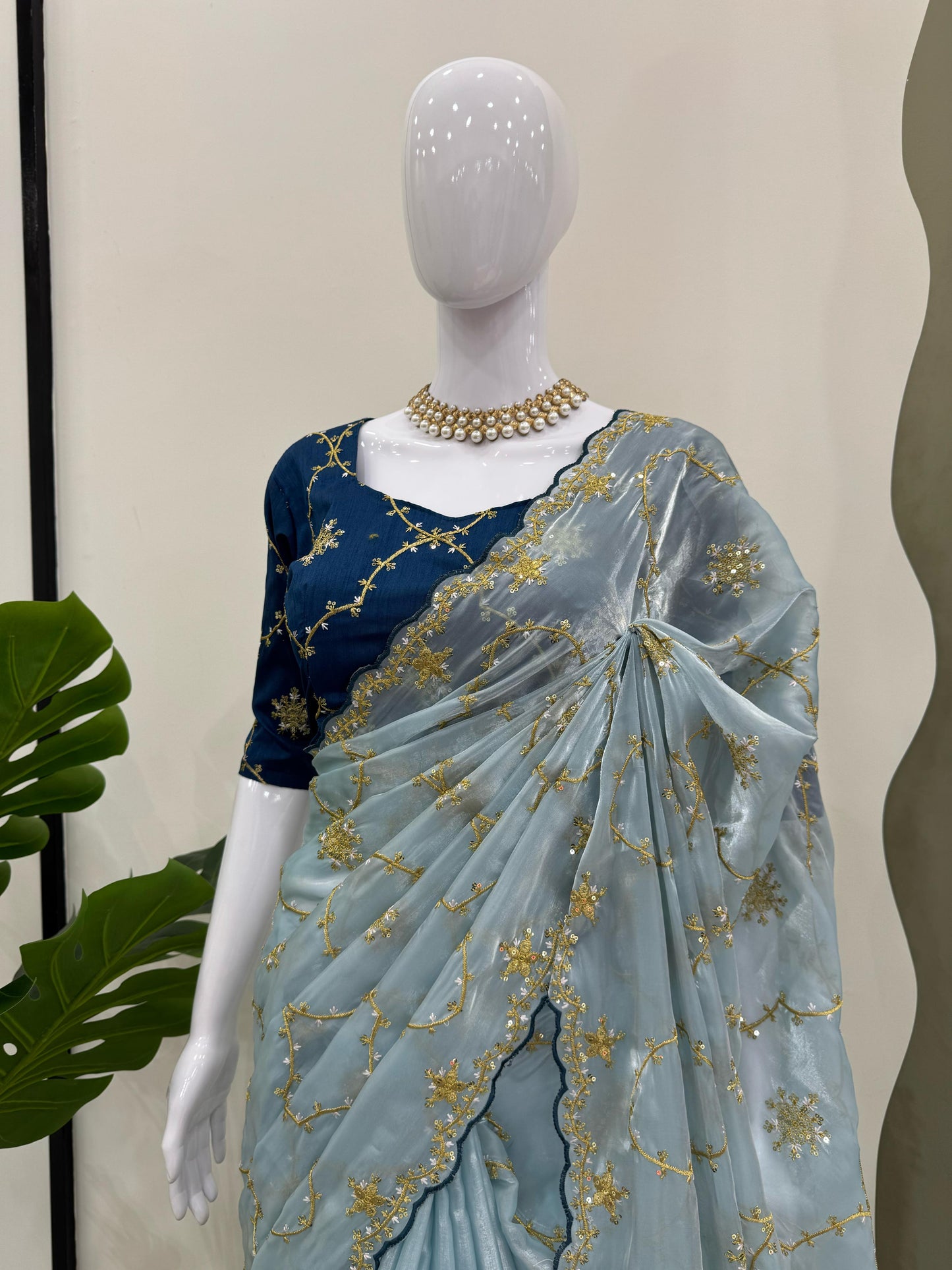 Sky Heavy Zimmy Chu Saree