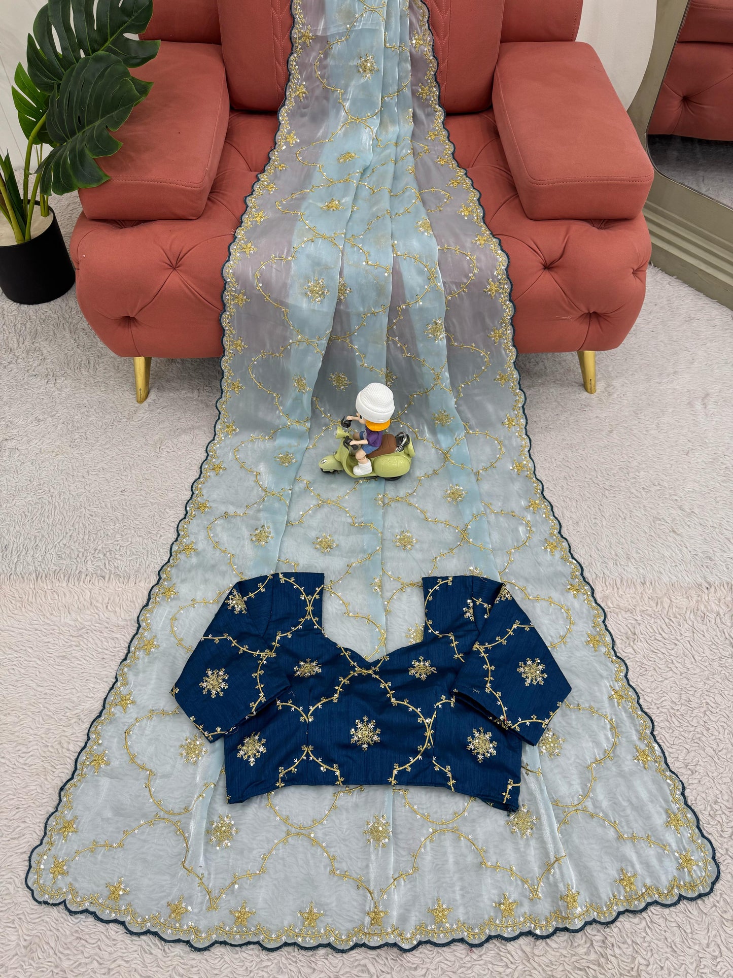 Sky Heavy Zimmy Chu Saree