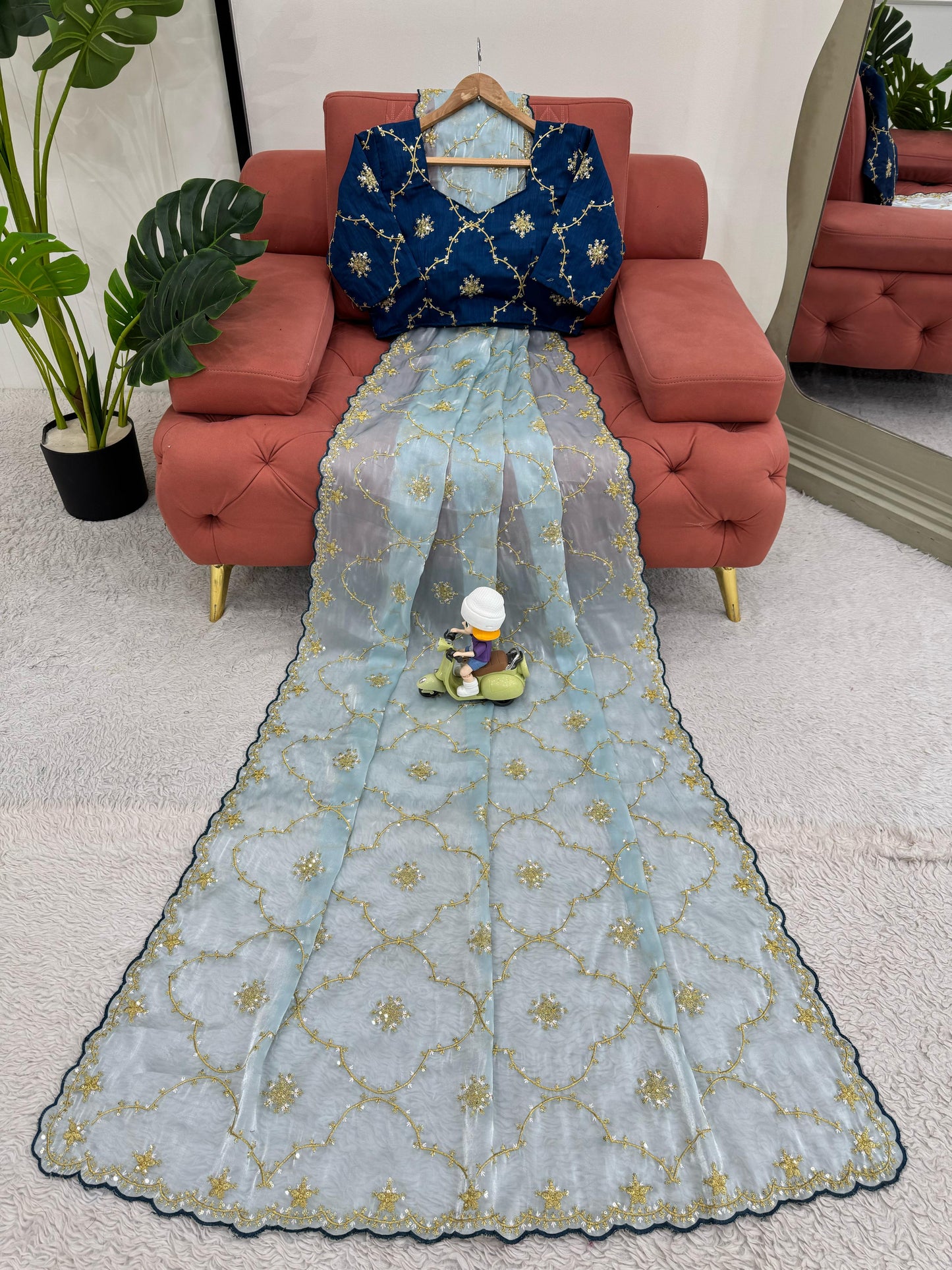 Sky Heavy Zimmy Chu Saree