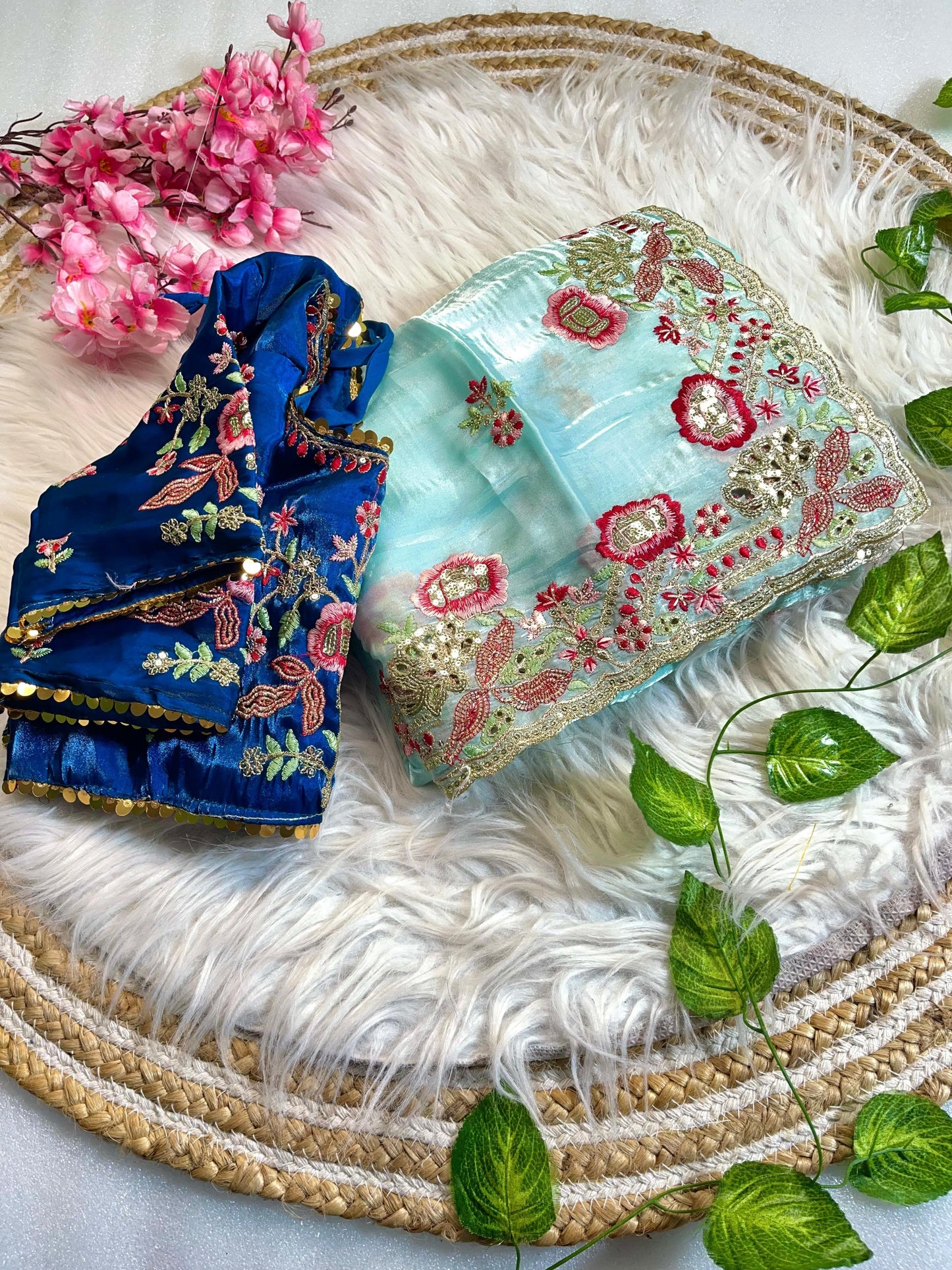 Pure Soft Zimmy Choo Silk With Cutwork Saree