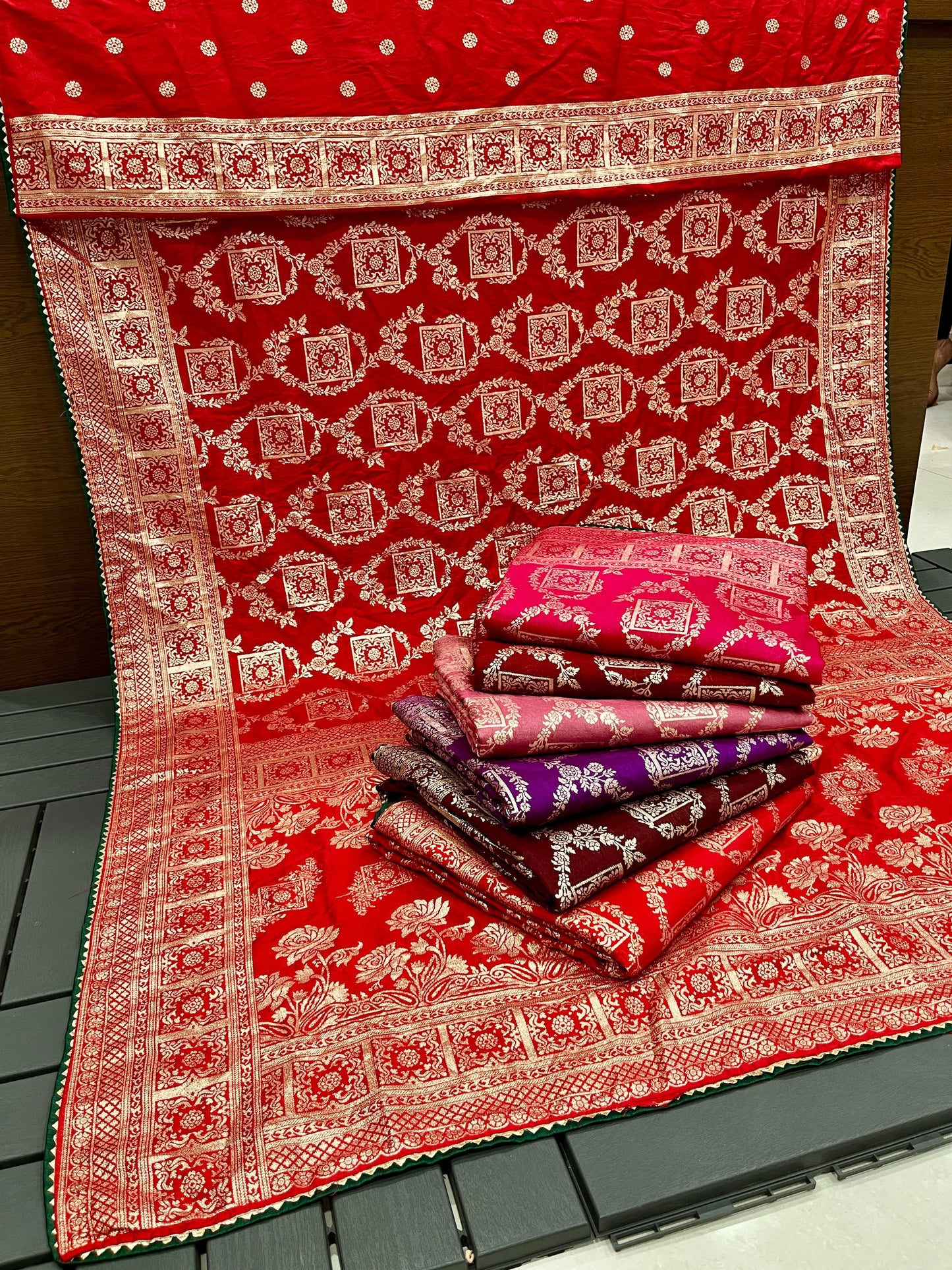 Pure Soft Kolkata Ajrakh Viscose Patola Silk  Saree