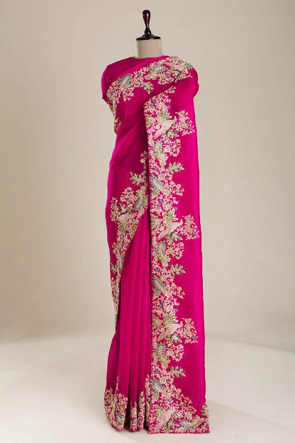 Soft Jimmy Cho Coding & Sequins Work Saree