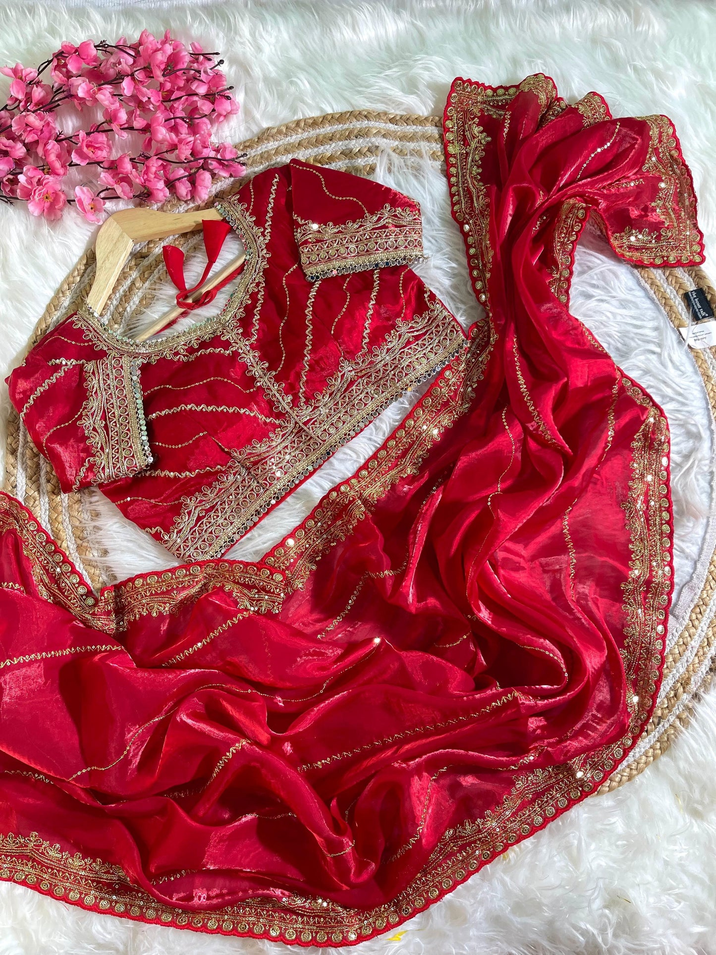 Soft Zimmy Choo Silk With Heavy Border Saree