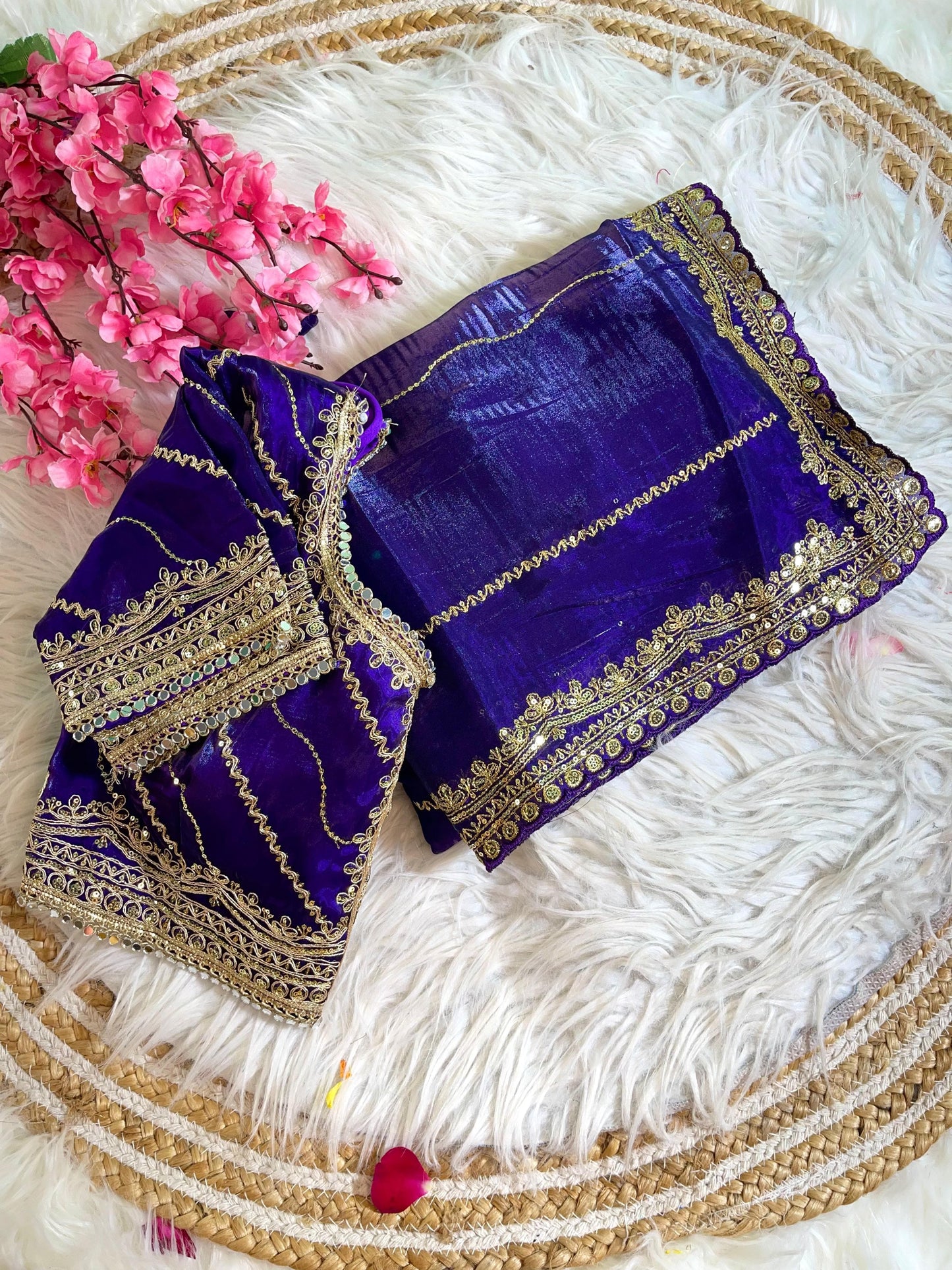 Soft Zimmy Choo Silk With Heavy Border Saree