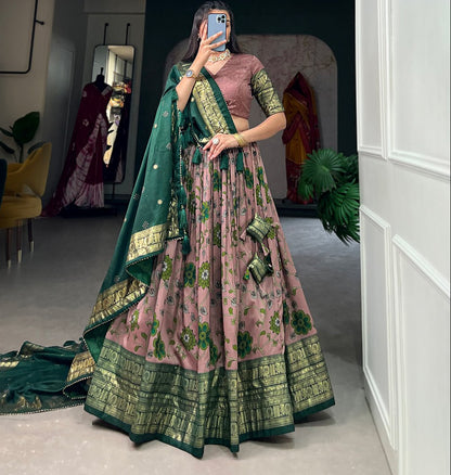 KALAMKARI PRINTED LEHENGA